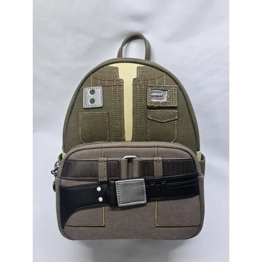 New Loungefly Star  Wars - Cassian Andor Cosplay Mini Backpack Bag. NWT - Picture 10 of 11